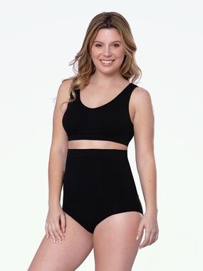 Shapermint Empetua High Waisted Shaper Panty M/L and XL/XXL Black